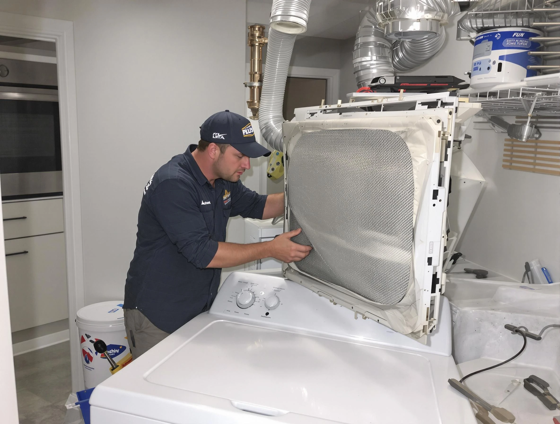 Expert vent cover replacement by Economy Dryer Vent Cleaning in Economy