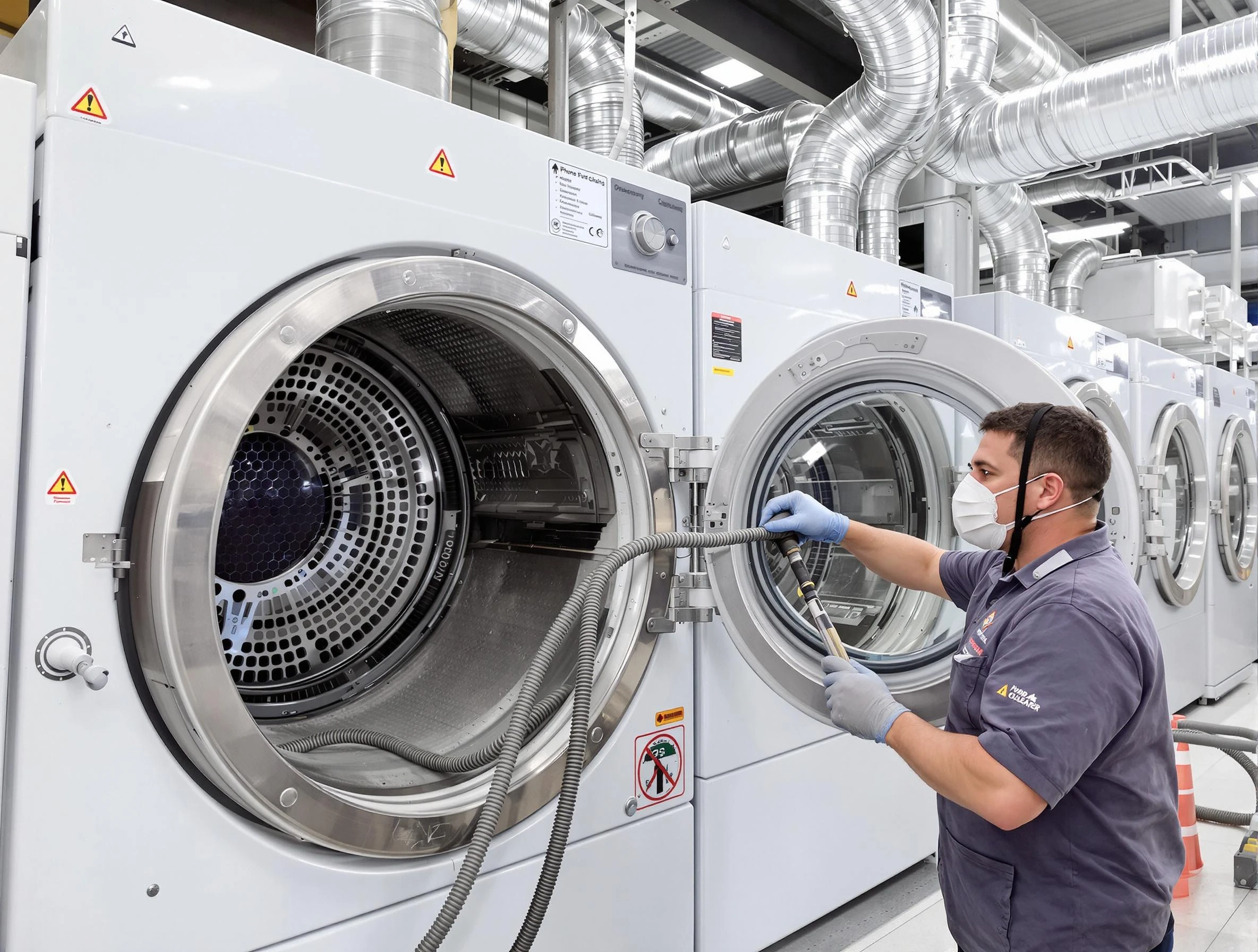 Industrial-grade dryer vent cleaning by Economy Dryer Vent Cleaning in Economy